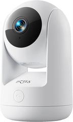Dzees 5G/2.4G WiFi Indoor Security Camera Pet Camera No Subscription, 2K 360° WiFi Cameras, Wired Dog Pet Camera with Phone App, MagicPix Night Vision, Calls, 2-Way Audio, 24/7, Motion Tracking