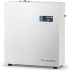 AromaTech AromaPro Bluetooth Essential Oil Diffuser for Aromatherapy Oils, Nebulizing Diffusion System, Heat-Free System for Home or Commercial Use, Covers up to 4,000 Square feet (White)