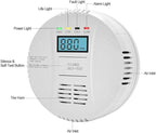 Combination Gas and Carbon Monoxide Detector Plug-in | CO Alarm & Natural Gas Combustible Detector | Digital Display, Battery Backup, Easy Install | for Home Kitchen Safety Monitoring (3Pack)