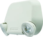 Lithonia Lighting Basics Low Profile Emergency Light, LED Emergency Lights for Business, Ceiling or Wall mount, White Thermoplastic, 120/277V Dual Voltage, Remote Capacity (EU2L REM M12)