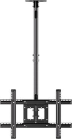 Sylvox Ceiling TV Mount, Outdoor TV Stand Supports Wall Mounting Multiple Angle and Height Adjustments, Multi-Purpose Ceiling Mount TV Bracket for 32-65 Inch Indoor and Outdoor TVs.