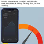 MHCOZY WiFi Temperature Controller Sensor Module, Tuya app Wireless Remote 16A Smart Switch with Energy Consumption Monitoring,Compatible with Alexa Google