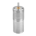 25mm DC 12V 25GA 370 Low Speed Metal Gear Motor for Electronic Locks Robots Electric Curtains Doors Mixers Monitoring Equipment Pet Feeders High