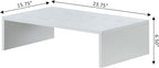 Convenience Concepts Designs2Go Small TV Riser 23.75", for TVs up to 26" - Contemporary TV or Computer Riser for Living Room, Modern Office, Den, White