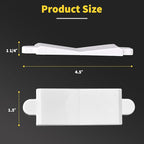 Magnetic Light Switch Guard Cover- PSZEZNZ Light Switch Outlet Covers for Flat Modern Wall Switches-Child Safety Protection(White,4 Piece)