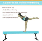 Adjustable&Foldable Gymnastics Balance Beam,6FT/8ft High-Low Level Floor Gymnastic Beam,No Tool Require, Gym Equipment for for Kids Children Girls Home Training