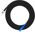 Jeirdus 15M SC to ST Outdoor Armored Simplex 9/125 SM Fiber Optic Cable Jumper Optical Patch Cord Singlemode 15Meters 49ft SC-ST