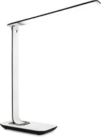 Turcom LED Desk Lamp With USB Charging Port Dimmable Touch Controls w/Color Adjustment, Eye Care Task Lamp, 5W, 1000 Lux,Multicolor