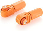 Right Angle 6mm 16mm² 100A Single Core Battery Energy Storage Connector IP67 Waterproof HV Battery Storage Plug,1PC (Orange, 100A)