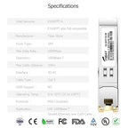 OPSTRAN 1000BASE-T SFP RJ45 Copper Transceiver Module Compatible with Intel E1GSFPT-A 100m Cat5e/6 10 Pack
