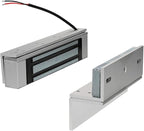 Electric Magnetic Lock with Z and L Bracket 180KG 350LBS Holding Force Electromagnet Lock 12V Fail Safe Single Door for Access Control System