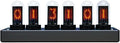 Adventurers IPS Nixie Tube Clock, Creative Electronic DIY Nixie Tube Clock Simulation with 6-Bit IPS LCD Screen,12/24 Hours, RGB Backlit Desktop Decoration,Gifts for Decorating Rooms and Desks