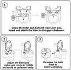 APURE BIDET A121 - Hot and Cold Water Bidet Attachment for Toilet Seat - Dual nozzle - Rear and Feminine Wash- Selfcleaning- Adjustable Water Pressure Non-Electric Bidet Toilet Seat Attachment