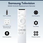 2 Pack BN59-01312Q Samsung TV Remote Control Replacement for Smart TV - Easy Setup, Universal Remote, Streaming Shortcuts - Works with Samsung QLED, Frame, UHD, 4K, & LED Smart TVs