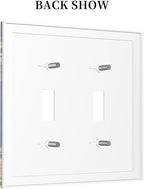 Bvtewkhz Floral Birds Morris 2 Gang Double Toggle Decorative Outlet Covers Light Switch Plate Electrical Receptacle Switchplate For Bathroom Kitchen Bedroom