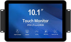 GreenTouch 10.1 inch 10 Points Front Waterproof Industrial Open Frame PCAP Touch Screen LCD Display Monitor 1280x800 Black
