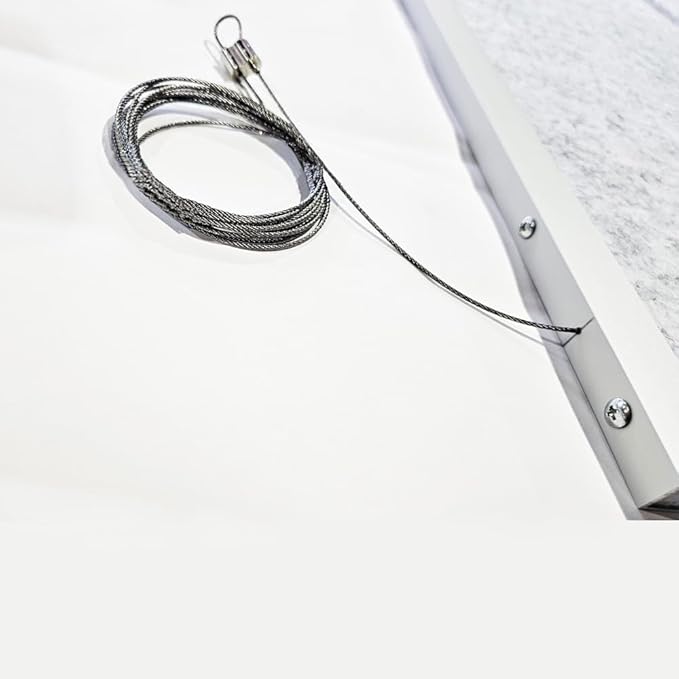 Escape Acoustic Wall Art | Matrix Design | Suspended Sound Proofing Panels | Eco-Friendly Recycled Material | 48X30 | Seaweed