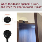 VST Motion Sensor Light Switch, IR Sensor Switch Door Activate Light Switch for Closet Light LED Lights and Under Cabinet Lighting (DC 12/24V 3A)