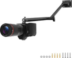 Mippko Articulating Camera Wall Mount with 1/4"-20 Threaded Compatible with DSLR/Security/Webcam/Action/LED Light/CCTV POV Camcorder Cameras,Adjustable Aluminium Alloy Arm Metal Base