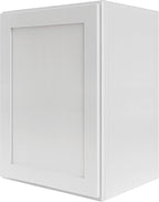 Wall Kitchen Cabinets, RTA Cabinets, White Shaker Cabinet, Wall Mounted, RTA Upper Cabinet, Modern for Kitchen and Bathroom with Door (White, 21" W x 36" H x 12" D)