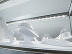 LED Display Light Bar Kit - (4) 16inches Plug-in Linkable Strip Lights for Large Display Cabinet - Series + Parallel Connection - White 6000K