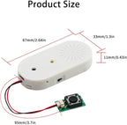 Sound Module Voice Chip,16MB Push Button Control Activated MP3 Audio Box for Gift Box,Crafts, Christmas,New Year Greeting Gifts Cards Box Support USB Download Music with Speaker.
