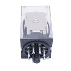 TWTADE/JTX-2C, MK2P-I DPDT Power Relay with Plug-in Terminal Socket Base, AC 110V Coil, 8 Pin 2NO 2NC AC 110V