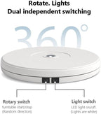YVV LED Rotating Display Stand White 10 Inch 360° Motorized Turntable with LED Light, USB Powered Display Base for Product Photography, Jewelry Showcase, 22lb Capacity