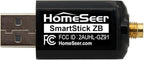 HomeSeer Zigbee 3.0 USB Interface/Coordinator/Dongle (SmartStick ZB), SiLabs ERG32MG21 Chip Technology, Compatible with HomeSeer, Home Assistant, OpenHAB, Zigbee2MQTT