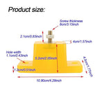 Anti Vibration Pad Air Conditioner Base,Noise Reduction and Shock Absorption Bracket,Upgraded Air Conditioner Shock Pad Thickened Floor Bracket,4 Packs (Upgrade Cow Tendon)