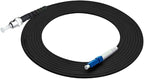 Jeirdus 15M LC to ST Outdoor Armored Simplex 9/125 SM Fiber Optic Cable Jumper Optical Patch Cord Singlemode 15Meters 49ft LC-ST