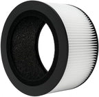 Nispira BAPF160 Replacement Filter K for Bionaire Air Purifier BAP9360W BAP9260W 3-in-1 True HEPA Activated Carbon, 3 Packs