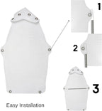 2 Piece - Cover Iron Shoe Used for Electric Iron Clothes Protector When Ironing - Prevents Burn, Sticking,Easy Installation Sole Plate Accessory