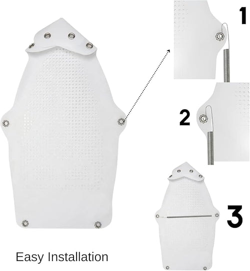 2 Piece - Cover Iron Shoe Used for Electric Iron Clothes Protector When Ironing - Prevents Burn, Sticking,Easy Installation Sole Plate Accessory