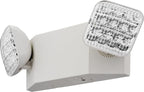 Lithonia Lighting Basics LED Emergency Light, Emergency Lighting with Dual Adjustable LED Lamp Heads, Wall Mount, Damp Location Rated, 90-Minute Backup, 120/277V, White, 4-Pack (EU2C CP4)