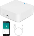 Smart Multi-mode Gateway: ZigBee 3.0 & Bluetooth & Mesh Hub, App Remote Control, Intelligent Bridge Wireless Smart Home Gateway Voice Control via Alexa/Google Home (ONLY Surport Tuya Smart Devices)