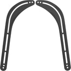 WALI Sound Bar Mount Bracket for Mounting Above or Under TV, Fits 32 to 70 inch TVs, 33 lbs. Weight Capacity (SBR201), Black