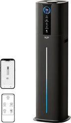 9L Smart Humidifiers for Bedroom Large Room, 2.3Gal Cool Mist Top Fill Diffuser App & Remote Control, 3 Mist Modes, Quiet Humidifier for Home Office Plant (Black)