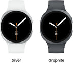 Samsung Galaxy Watch 8 (2025) 44mm Bluetooth Smartwatch, Cushion Design, Fitness Tracker, Sleep Coaching, Running Coach, Energy Score, Heart Rate Tracking, Silver [US Version, 2 Yr Warranty]