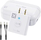Bluetooth 5.3 Wireless Audio Transmitter, 3.5mm Jack, 32 Hours Battery Life, Dual Pairing, Low Latency, AptX Adaptive, Compatible with TVs, Speakers, Headphones