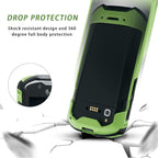 IYOUBOL Protective Cover Bumper Case Rugged Boot with Hand Strap for Zebra TC51 TC510K TC52 TC56 TC57 (Green)