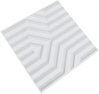 Art3d Decorative 3D Wall Panel, 32 Sq.FT PVC Interior Wall Decor for Living Room, Bedroom, Lobby, Office, Shopping Mall, White
