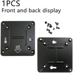 GinTai for Intel NUC Vesa Adapter Mount Bracket to Attach NUC Mini PC Computer to The Back of a Monitor Mounting Plate Not Skull or Hades(With 8pcs Screws) Intel NUC 4 5 6 7 8 10 11 13 General purpose