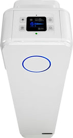 GermGuardian Air Purifier for Home with HEPA Pure Filter, for Wildfire Smoke, Pet Dander, Pollen, Odors, Large Rooms Up To 870 Sq. Ft., Removes 99.97% Pollutants, UV-C Light, 28", AC5350W, White