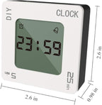 Timer, Creative Shaking Alarm Clock, 5, 25 and Any Minute Time Management Device, Kitchen Timer, Classroom or Meeting Timer, Sports Timer