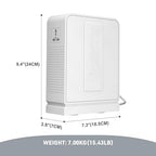 BESTRANS 3000W Step Up Transformer 110v to 220v Converter, Heavy Duty Voltage Converter 110v-120v to 220v-240v with Dual Outlets, Overload Protection & Ultra-Quiet for Home Appliances, Pearl White