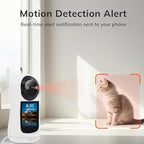 Bobotails Pet Camera for Dogs Cats - 5MP 1080P Indoor Smart Camera with 360° Vision, Motion Tracking, 2-Way Audio, Human Detection & 32ft Night Vision for Baby and Pet Monitor