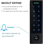 MENGQI-CONTROL WiFi Remote Manage IP66 Watreproof Access Control Keypad ANSI Standard North American Heavy Duty Electric Strike Lock Push Exit Button Smart Phone App Remote ADD/Delete User