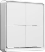 House Automation Scene Controller with 4 Programmable Button ABS Switches Wall Mounted Compact Remote for Devices Home Automation