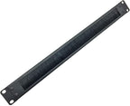 Jingchengmei 2 Pack-1U Brush Panel 19-inch Rack Mount Disassembled Cable Management Panel with Brush for Cable Entry in 19" Server Rack or Cabinet Black (BF01UAB2PC)